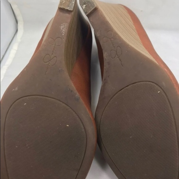 Jessica Simpson wedge size 7M brown - Picture 7 of 12